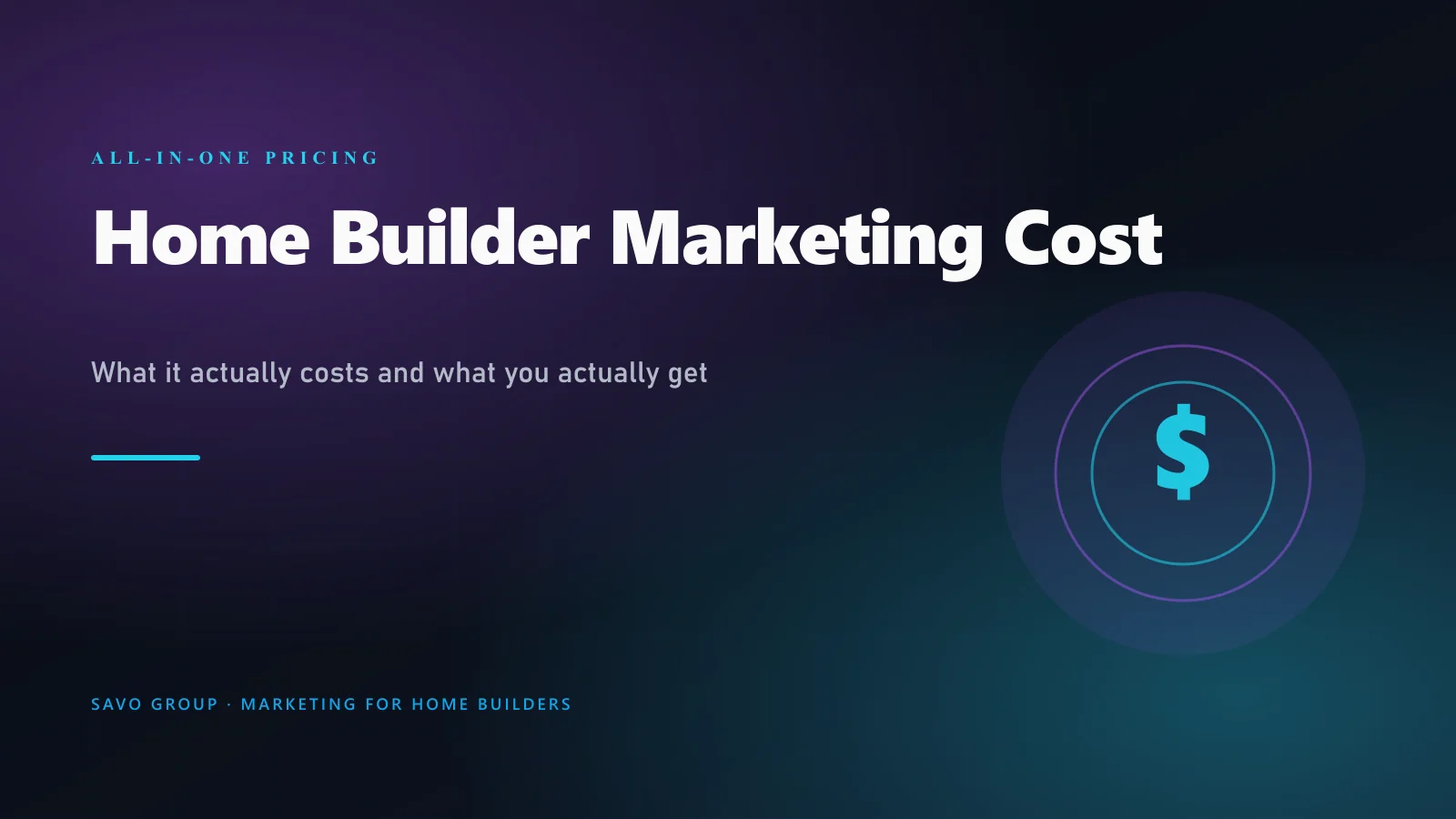 How Much Does Home Builder Marketing Cost in 2026? The All-In-One Pricing Guide